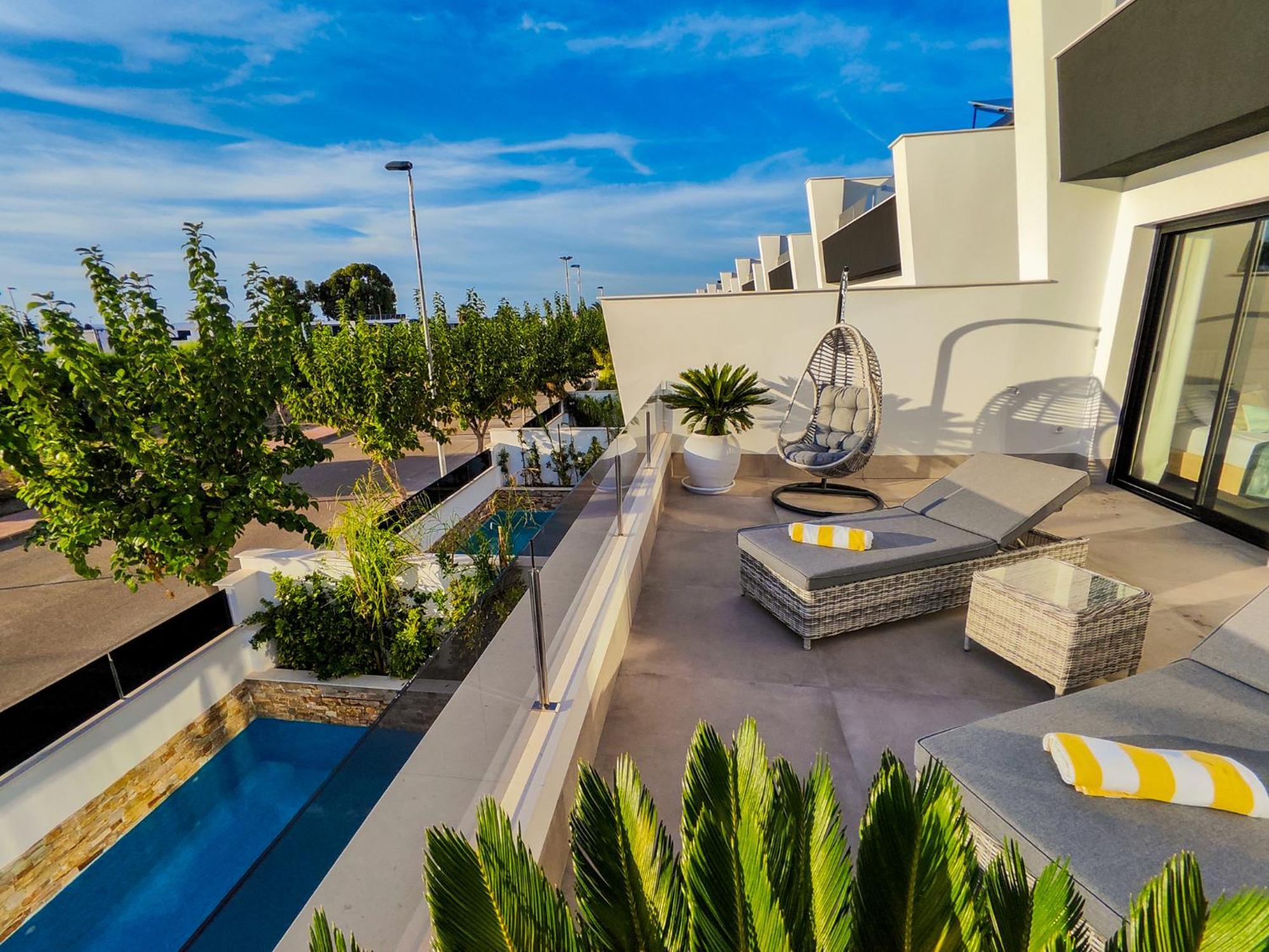 Villa Murcia - Private Heated Pool & Jacuzzi Santiago De La Ribera Buitenkant foto