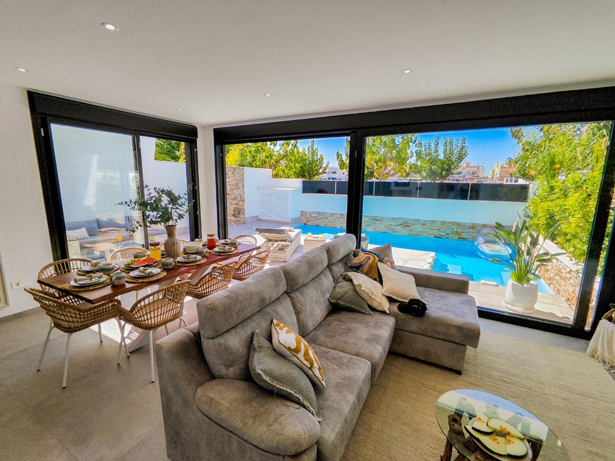 Villa Murcia - Private Heated Pool & Jacuzzi Santiago De La Ribera Buitenkant foto