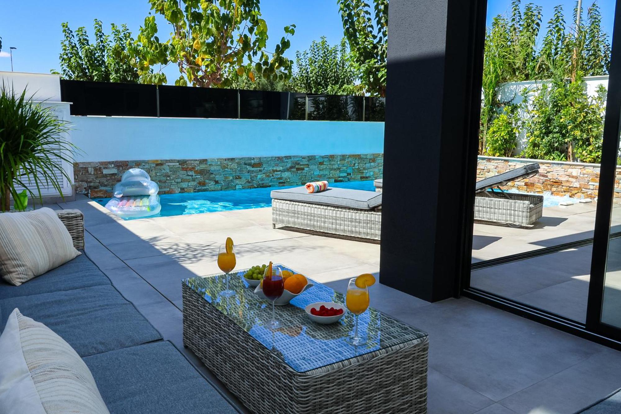 Villa Murcia - Private Heated Pool & Jacuzzi Santiago De La Ribera Buitenkant foto